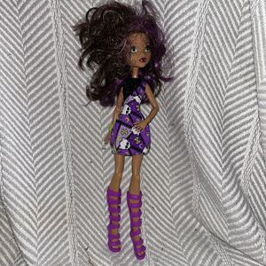 Monster High HOW DO YOU BOO? Clawdeen Wolf Mattel Doll‎ w/Dress E2